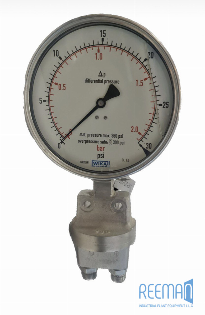 Pressure DP gauge 2Bar 16cm WIKA